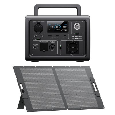 Pachet BLUETTI - Statie EB3A + Panou Solar PV100 foto