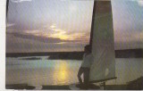 Bnk cp Mamaia - Apus de soare la Siut-Ghiol - circulata, Printata, Constanta