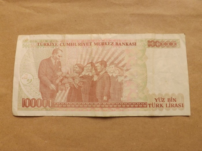 Turcia 100000 Lire 1970 (1996) - Serie J66 898041
