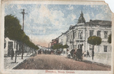 *Rom&amp;acirc;nia, Bacău, c.p.i., circulată intern, 1922 foto