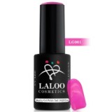 Oja semipermanenta Glass efect fuchsia n1 Laloo 7ml