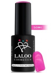 Oja semipermanenta Glass efect fuchsia n1 Laloo 7ml foto
