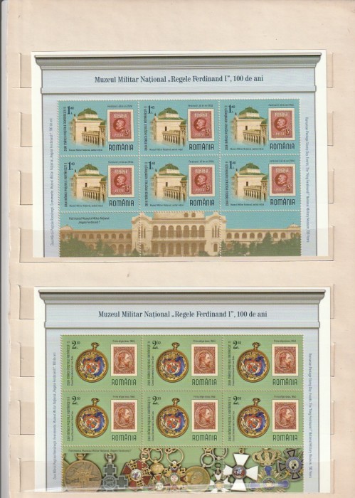 ROMANIA 2023 LP 2425 ZIUA MARCII POSTALE MINICOLI MNH NESTAMPILATE