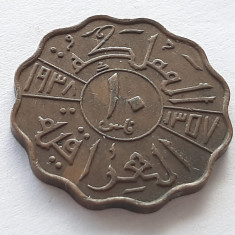 303. Moneda Irak 10 fils 1938