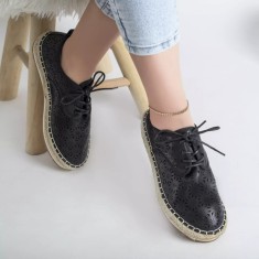 Pantofi casual mira negru piele ecologica, 39