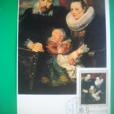 HOPCT MAXIMA 81077 FAMILIE / A VAN DYCK -CP PICTURA RUSIA