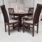 SET MARCO 44 MASA 106/141 CM + 4 SCAUNE PERSONALIZABIL PE CULORI