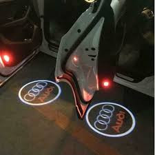 Holograme Lumini de usi LED Logo Audi dedicate,set 2 bucati
