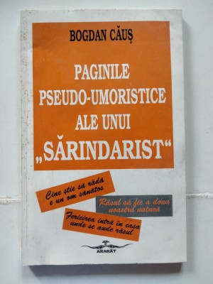 1996 autograf de Bogdan Căuș, Paginile pseudo-umoristice ale unui Sarindarist foto