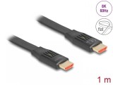 Cablu flat HDMI 8K60Hz/4K240Hz 1m, Delock 81001