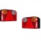 Set lampi stopuri spate LED camion , remorca , utilaje ,4 pozitii 12-24V 23,5x13