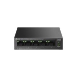 SWITCH TP-LINK 5 porturi 10/100 Mbps, 4-Port PoE carcasa metalica &quot;LS105LP&quot; (timbru verde 2 lei)