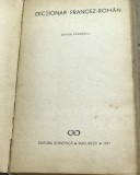 LITR15 0442 Literatura, - Dictionar Roman - Francez 1967