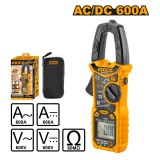 Aparat de masura Multimetru / Clampmetru tip cleste 600 A Ingco DCM6005