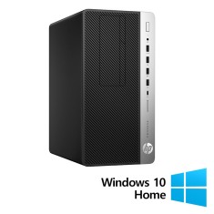Calculator Refurbished HP ProDesk 600 G4 Tower, Intel Core i3-8100 3.60GHz, 8GB DDR4, 128GB SSD + Windows 10 Home NewTechnology Media foto
