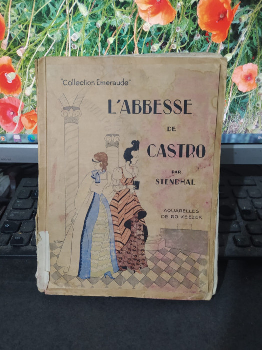 Stendhal, L&#039;Abbesse de Castro, aquarelles de Ro Keezer, Collection Emeraude, 142