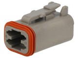 Conector cablu-cablu mamă DT 4 pini gri IP68