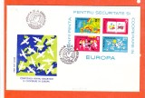TSV @ - PLIC 1975 FDC LP 891 - CONFERINTA PENTRU SECURITATE SI COOPERARE IN EUROPA, HELSINKI - BLOC DE 4 DANTELAT