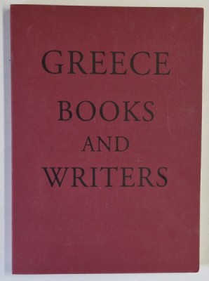 GREECE BOOKS AND WRITERS , 2001, CONDITII GRAFICE DEOSEBITE * foto