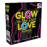 Set 3 inele fosforescente pentru penis Spencer&amp;Fleetwood Glow in the Dark