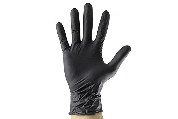 Manusi unica folosinta negre de nitril - set 100 Bucati
