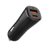 Spigen - Car Charger Arcstation Essential (EV482) - Type-C, USB, Fast Charging, PD30W, USB 18W - Black