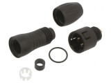 Conector circular 250V 3 pini mufa tată cablu