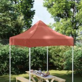 vidaXL Acoperiș pentru cort de petrecere, cărămiziu, 2 x 2 m, 270 g/m&sup2;