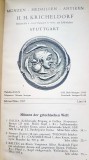 G604-Catalog monede antice grecesti, romane, medievale Germania Austria 1957. Marimi: 19/11 cm, cca 200 pagini, stare buna.