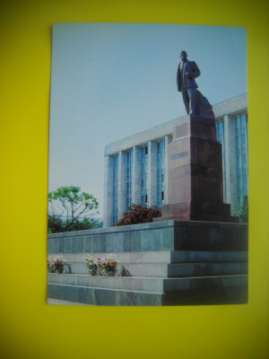 HOPCT 74857 MONUMENTUL LUI LENIN -CHISINAU MOLDOVA BASARABIA-NECIRCULATA foto