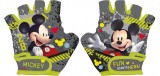Manusi protectie copii, model Mickey Mouse, marime +3 ani (pana la 15 cm circumferinta)