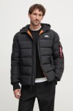 Alpha Industries geacă Hooded Puffer Alpha FD bărbați, culoarea negru, de iarnă