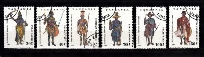A12 S1 8 - Timbre foart vechi - Tanzania - luptatori bastinasi foto