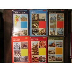 Set 6 Ghiduri turistice: Maroc, Franța, Spania, Argentina, Belgia, Elveția