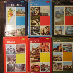 Set 6 Ghiduri turistice: Maroc, Franța, Spania, Argentina, Belgia, Elveția