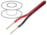 Cablu Difuzor 2x2mm&sup2; OFC Negru-Roșu