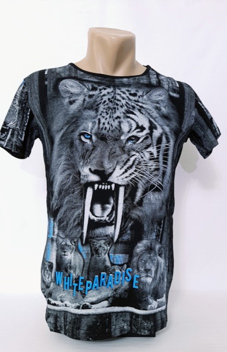 Tricou barbați design tigru - XXL