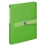 MAPA PP A4 40MM EOTG INCHIDERE BUTON CU ELASTIC, VERDE OPAC, Herlitz