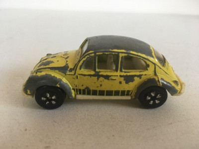 Masinuta metal Playart Volkswagen Beetle, Hong Kong, vintage, 7cm, colectie foto