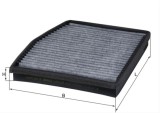 Filtru habitaclu cu carbon activ MAHLE LAK124
