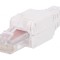 Conector RJ45 Cat 6 8p8c 23AWG-26AWG