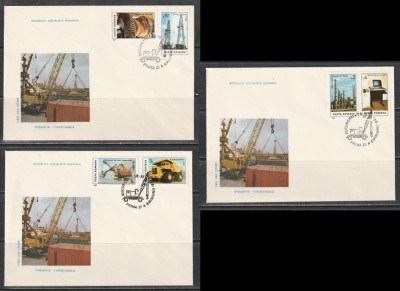 Romania 1986 - #1171 Industrie Romaneasca FDC 3v MNH foto