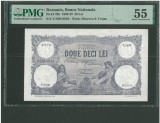 Bancnota Rom&acirc;nia 20 Lei 1920 Rară, Gradată PMG 55. Bancnote Rom&acirc;nești Vechi