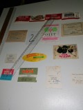 Cumpara ieftin LOT 11 AMBALAJ / ETICHETA / ROMANESTI , CARNE PORC , GEM MURE...