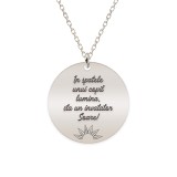 Colier personalizat pentru invatatori profesori diriginti - argint 925