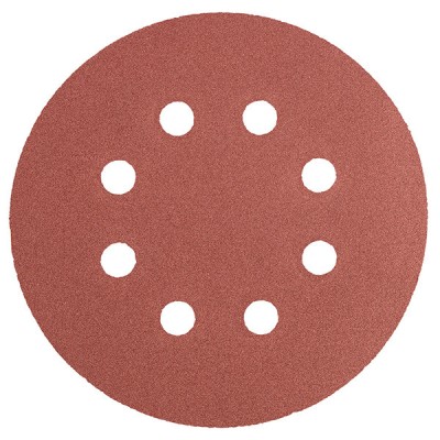 Discuri abrazive 125mm K240 5buc.cu 8 gauri. GRAPHITE 55H944 HardWork ToolsRange foto