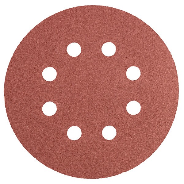 Discuri abrazive 125mm K240 5buc.cu 8 gauri. GRAPHITE 55H944 HardWork ToolsRange