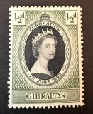 GIBRALTAR - Emisiunea Comemorativă "&Icirc;ncoronarea Reginei Elisabeta a II-a" (Marcă Poștală Neștampilată) - Cod: A964