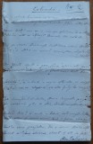 Manuscrisul poeziei Colinda, de Alice Calugaru