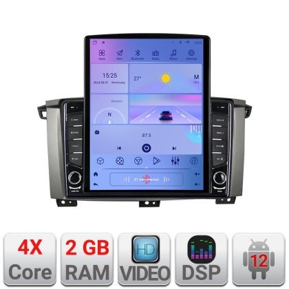 Navigatie Toyota Land Cruiser L100 2002-2006 Android radio gps internet quad core 2+32 ecran vertical 9.7&quot; KIT-L105+EDT-E708 CarStore Technology